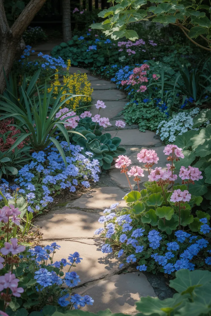 Vielseitige, pflegeleichte Pflanzen mit bunten Blüten und attraktivem Laub, ideal für schattige und trockene Standorte.