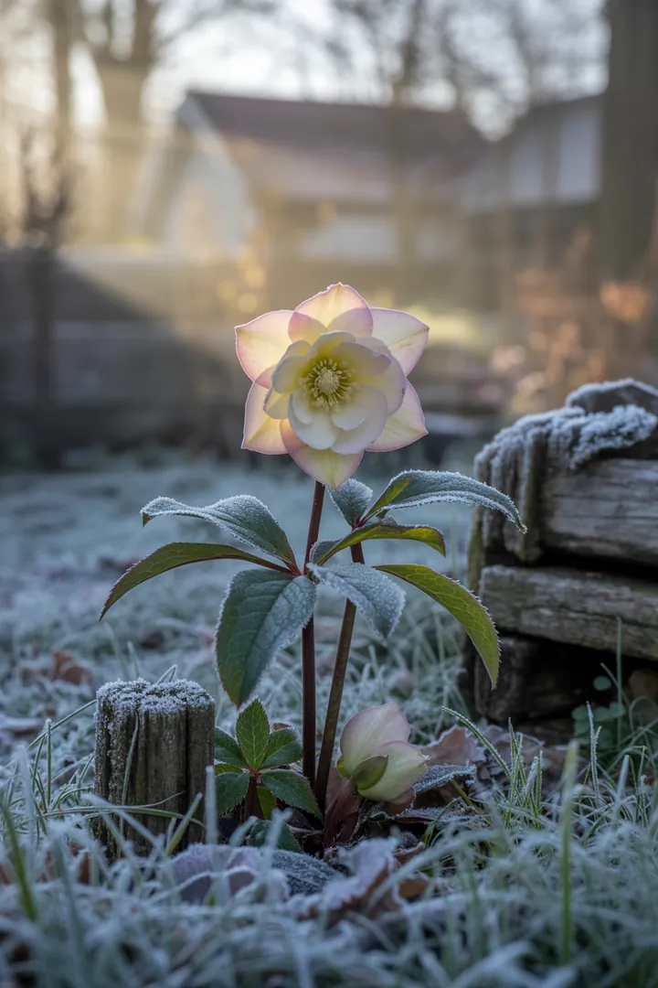 Vielseitige winterblühende Pflanzen und pflegeleichte Bodendecker in harmonischen Farben, die Gartenlandschaften bereichern und einladend gestalten.