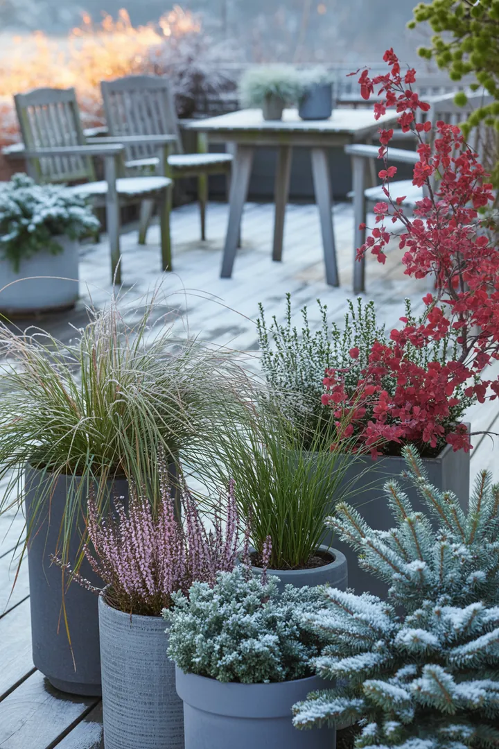 Kompakte, duftende Pflanzen mit auffälligem Laub und pflegeleichten, immergrünen Varianten schaffen einen einladenden Gartenraum.