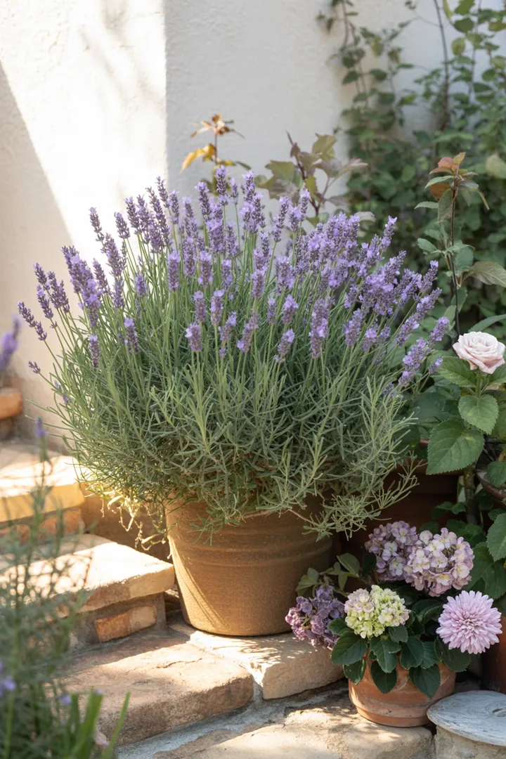 Vielfältige Pflanzenarrangements mit immergrünen, formbaren Arten, duftenden Blüten und bunten Blättern, ideal für jeden Garten.