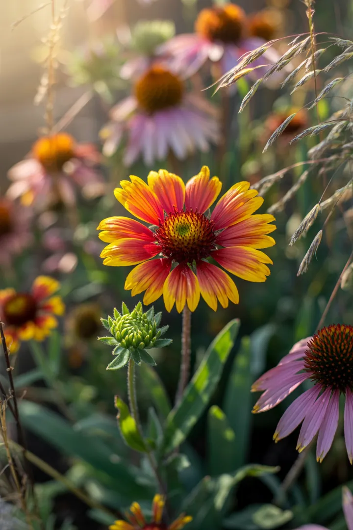 Bunte Blütenpracht mit duftenden Pflanzen, die Trockenheit trotzen; bienenfreundliche Sorten und robuste Stauden schaffen einen lebendigen Garten.