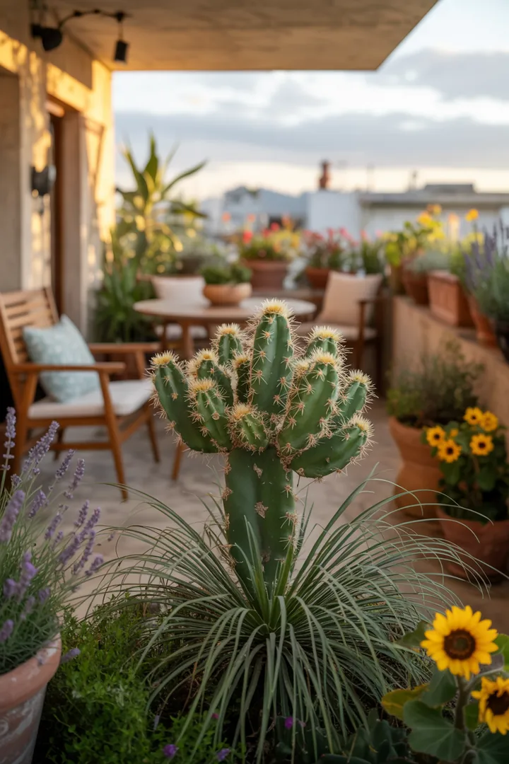 Buntes Arrangement von Sukkulenten mit verschiedenen Formen und Farben, ideal für pflegeleichte Gärten und trockene Standorte.