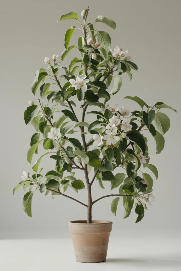 Apfel (kleiner Baum) – für Garten – Standort: Sonne – Wasserbedarf: mittel