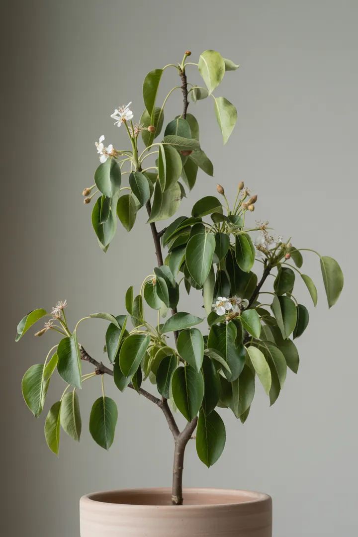 Birne (kleiner Baum) – für Garten – Standort: Sonne – Wasserbedarf: mittel