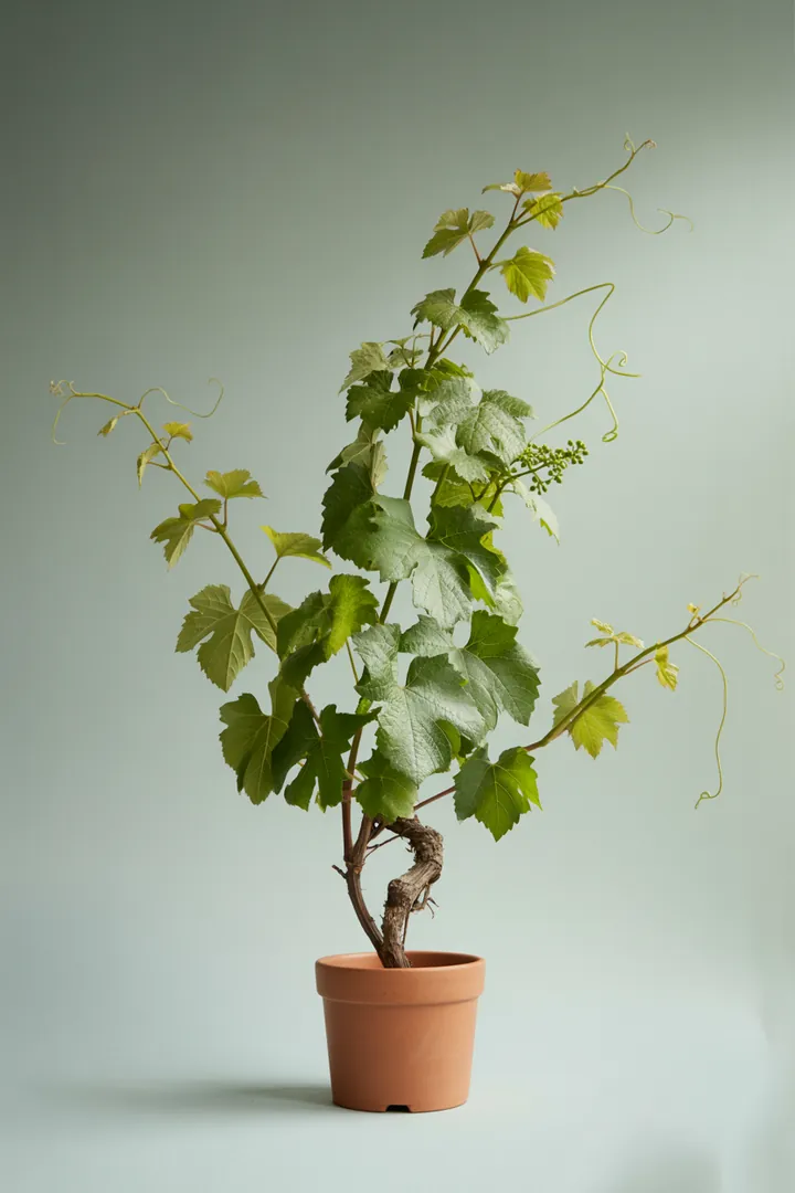 Echte Weinrebe (Vitis vinifera) – für Terrasse, Garten – Standort: Sonne – Wasserbedarf: mittel