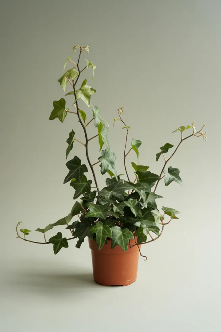 Efeu (eingewachsen sehr robust) – für Garten – Standort: Halbschatten – Wasserbedarf: mittel