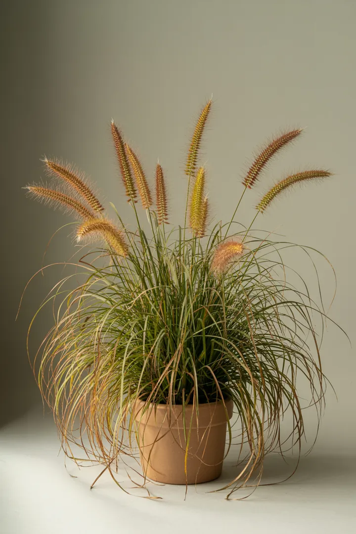 Federborstengras (Pennisetum alopecuroides) – für Kübel, Garten, Beet – Standort: Sonne – Wasserbedarf: mittel