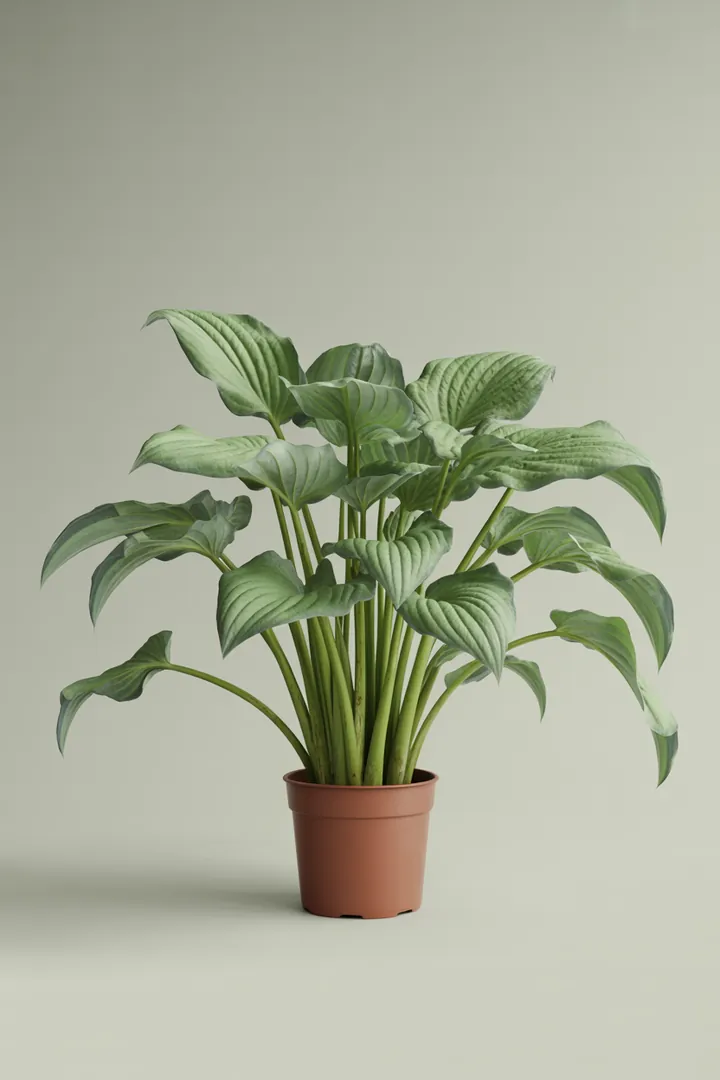 Funkie (Hosta, Topf) – für Balkon, Terrasse, Kübel, Beet – Standort: Schatten – Wasserbedarf: hoch