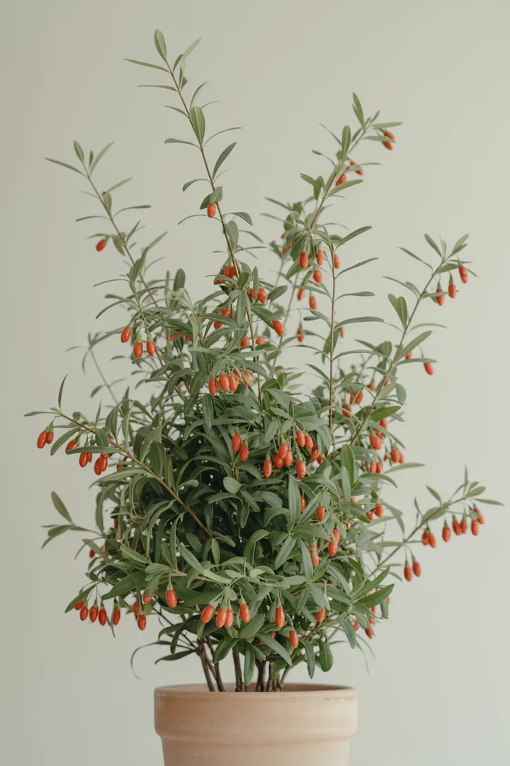 Goji (Bocksdorn) – für Garten, Beet – Standort: Sonne – Wasserbedarf: wenig