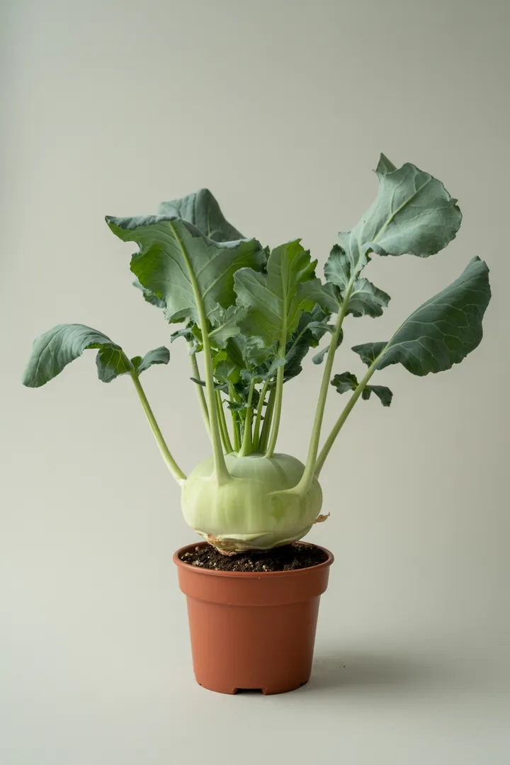 Kohlrabi – für Hochbeet, Garten, Beet – Standort: Sonne, Halbschatten – Wasserbedarf: mittel