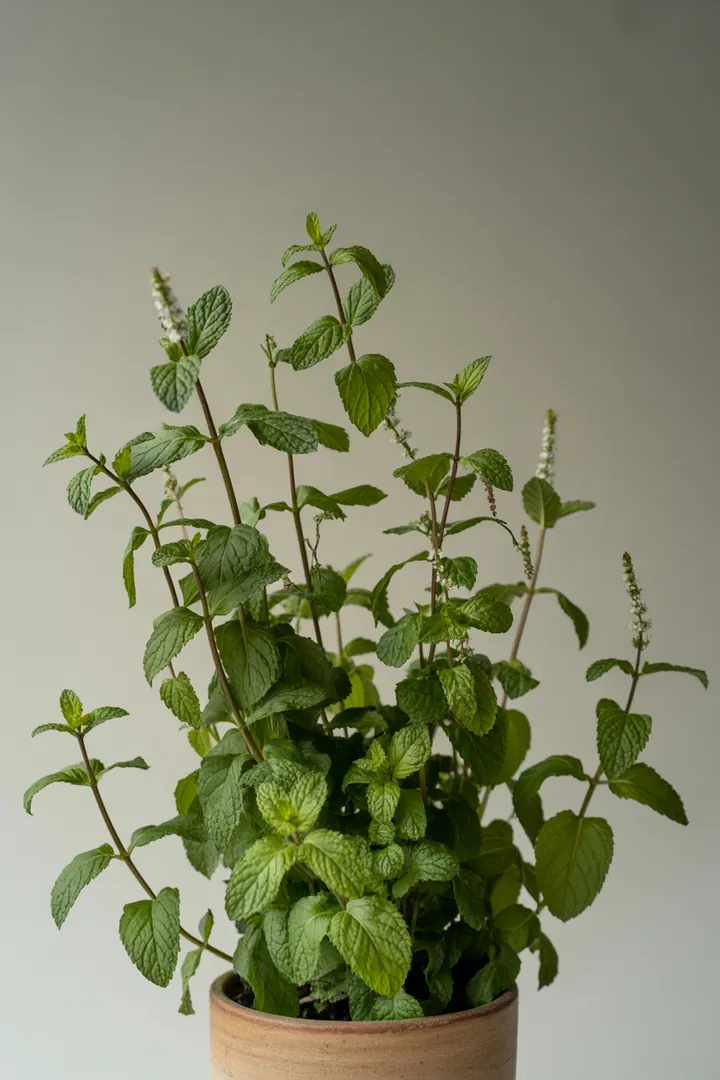 Minze – für Balkon, Terrasse, Kübel, Hochbeet, Garten, Beet – Standort: Halbschatten, Schatten – Wasserbedarf: hoch