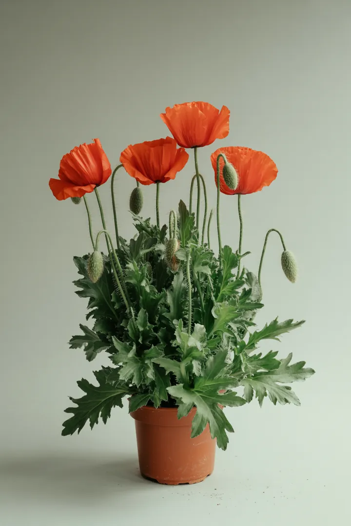 Mohn (Türkenmohn) – für Garten, Beet – Standort: Sonne – Wasserbedarf: wenig