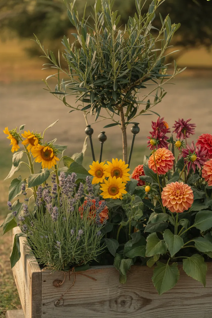 "Vielfältige Gartenaccessoires für eine üppige Bepflanzung: große Pflanzkübel, nachhaltiger Langzeitdünger, hilfreiche Pflanzenstützen und innovative Pflanzgefäßeinsätze."