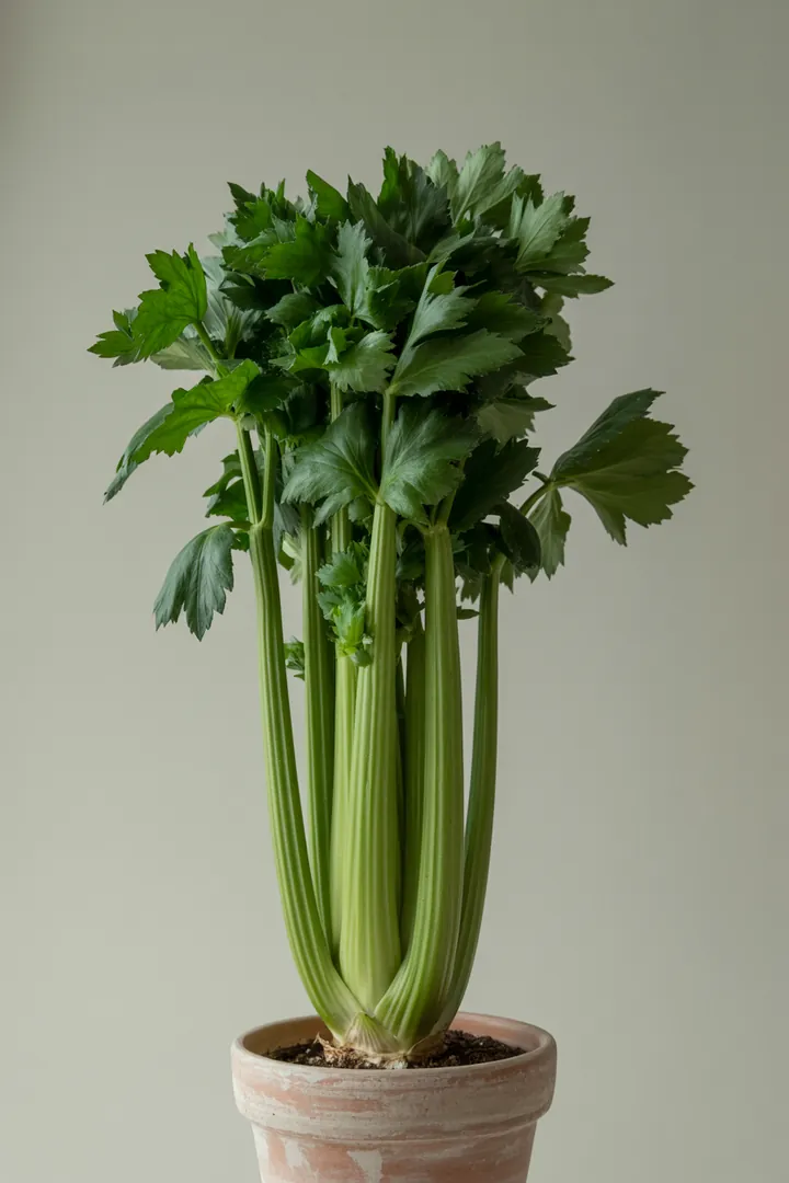 Sellerie (Knolle/Stange) – für Hochbeet, Garten, Beet – Standort: Sonne – Wasserbedarf: hoch