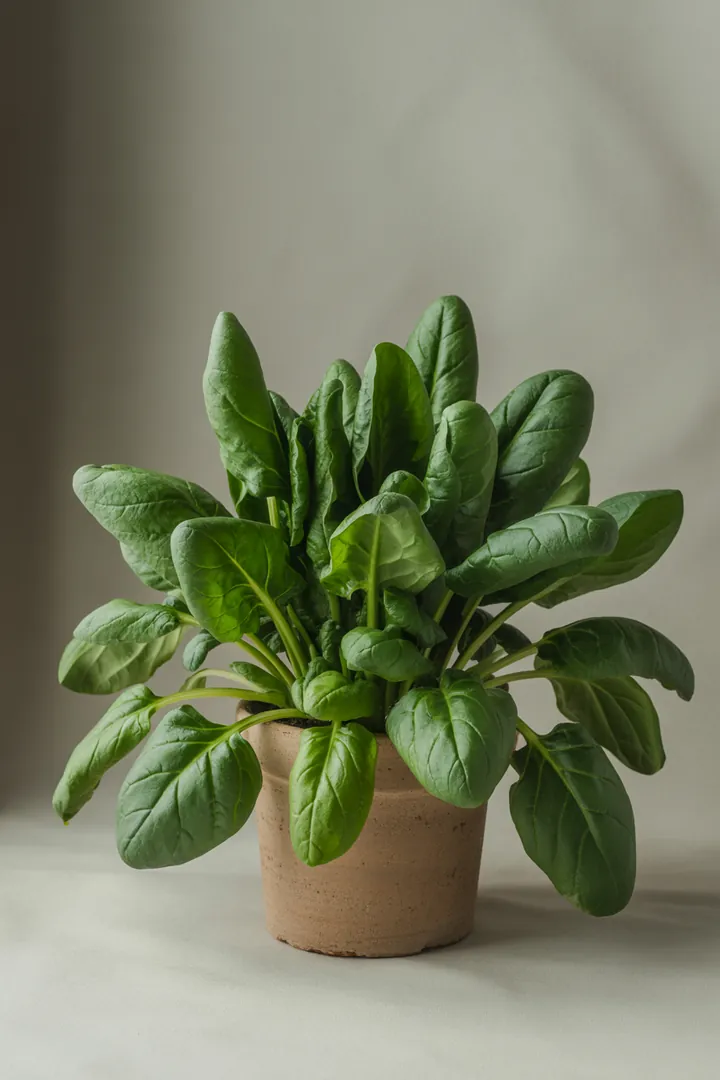 Spinat – für Balkon, Terrasse, Kübel, Hochbeet, Garten, Beet – Standort: Halbschatten, Schatten – Wasserbedarf: mittel