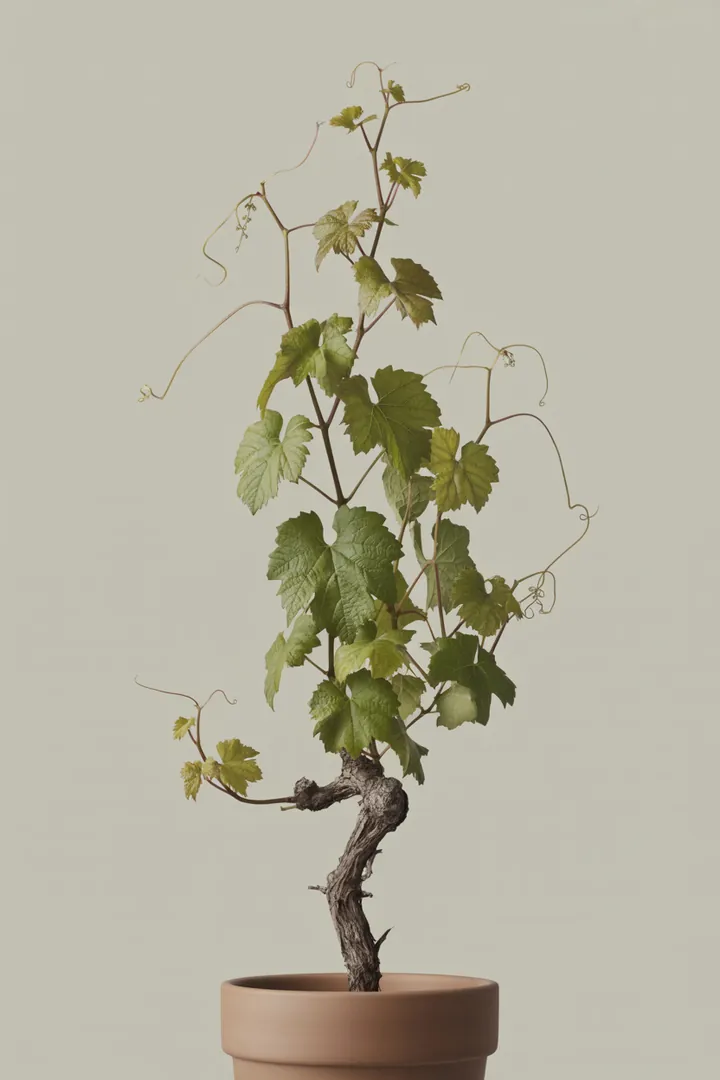 Weinrebe (als Gehölz/Kletterer) – für Terrasse, Garten – Standort: Sonne – Wasserbedarf: mittel